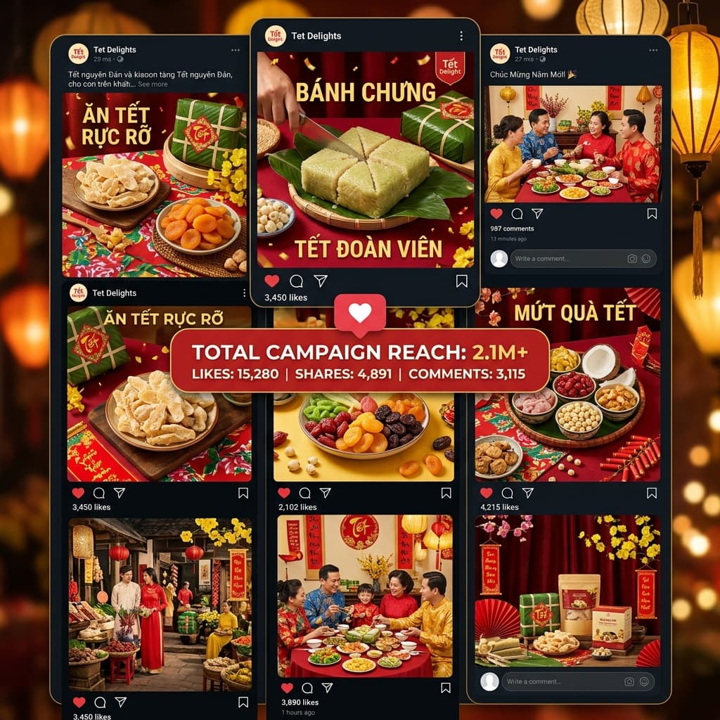 Launch chiến dịch Tết cho Golden Food